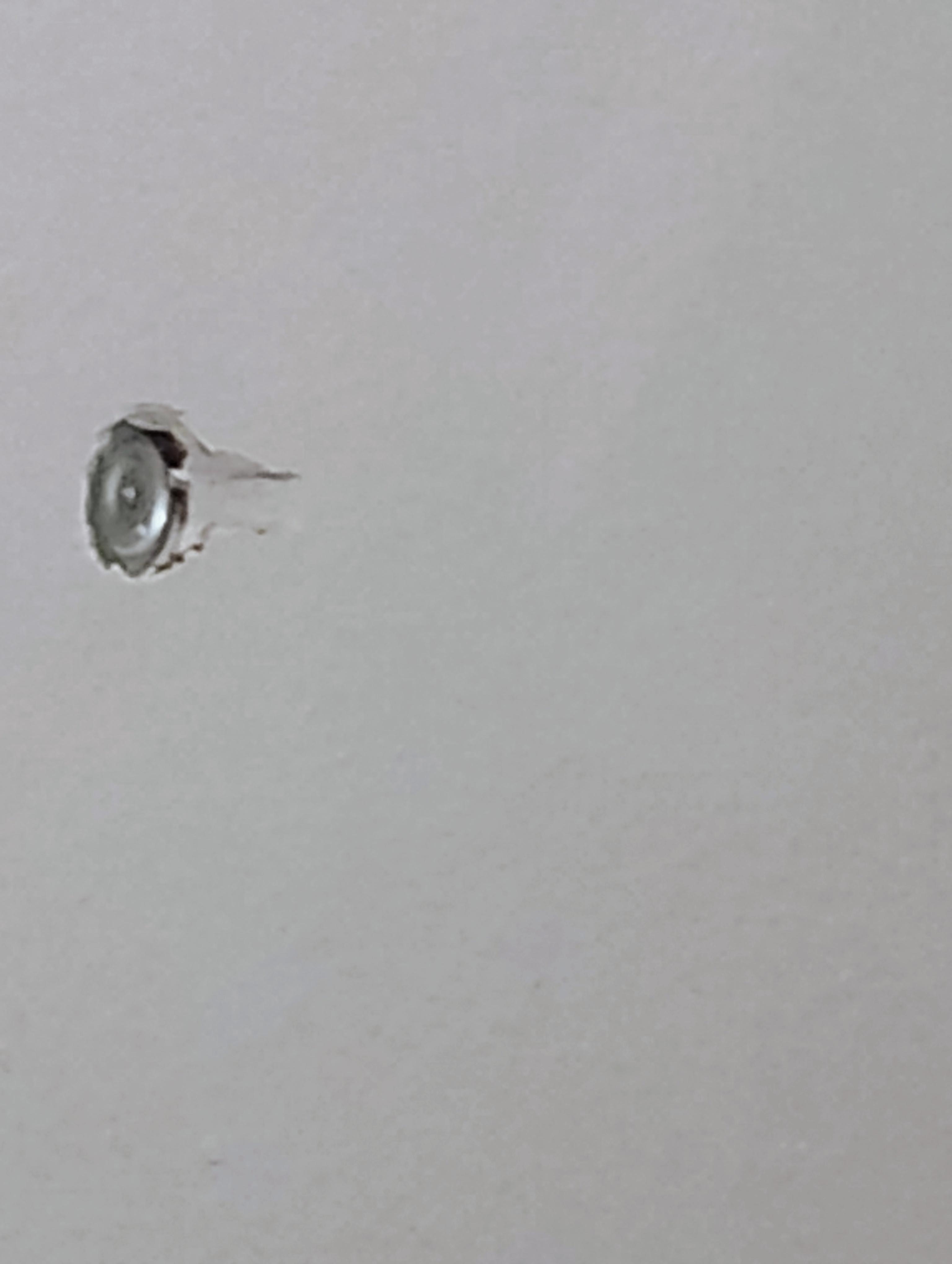 This was the hole behind the door.