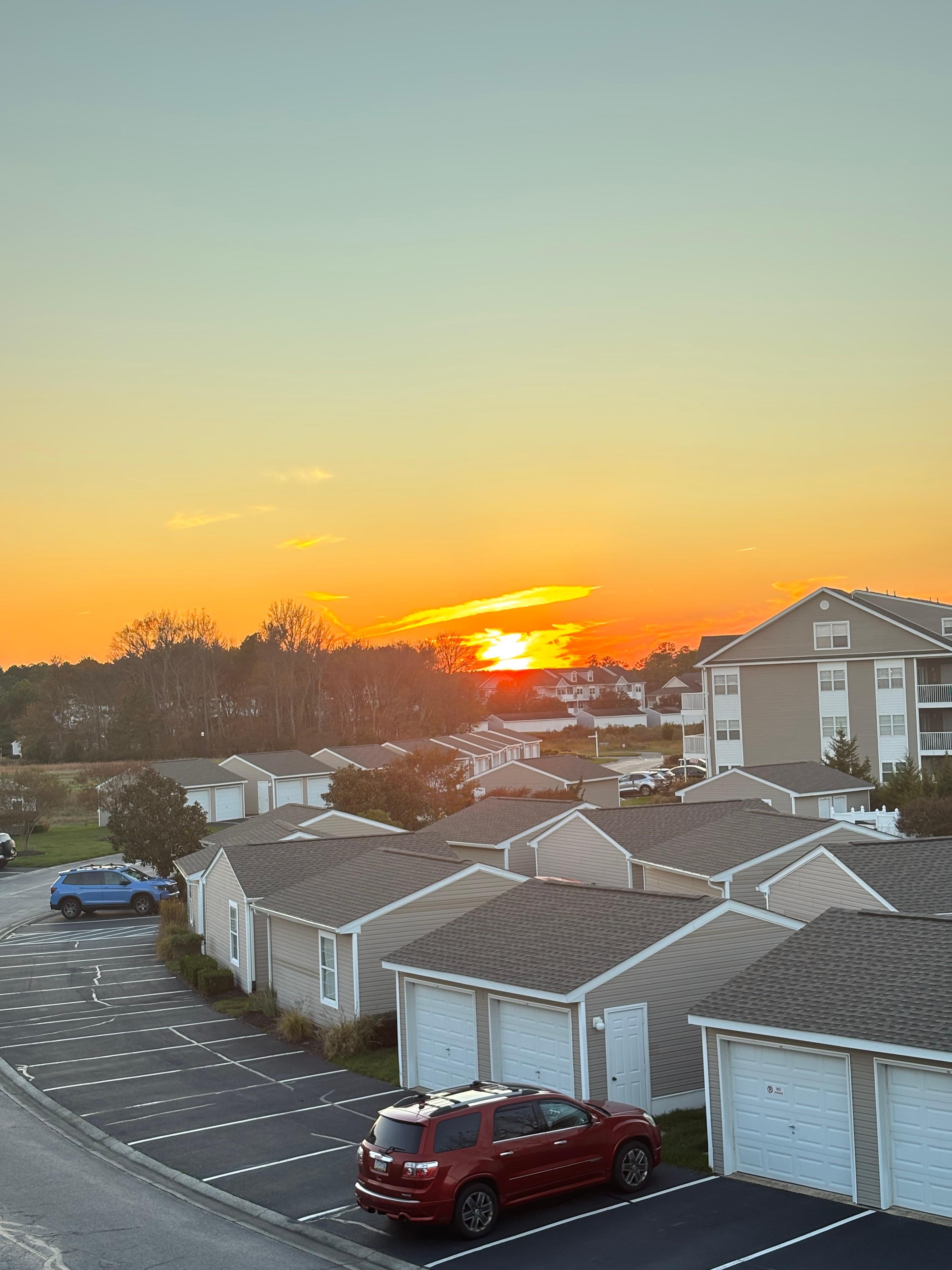 Sunset from front balcony