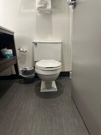 Toilet crooked
