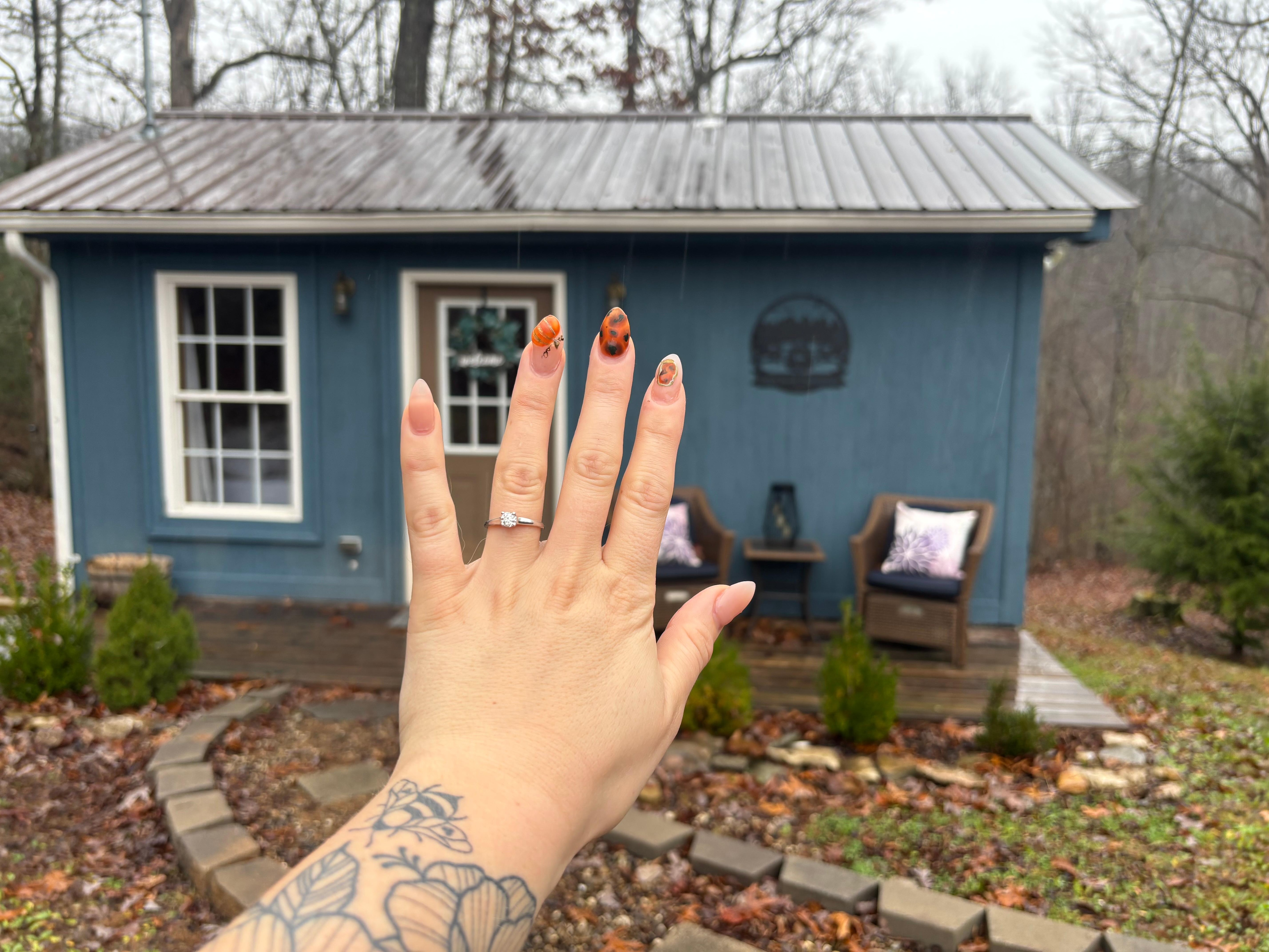 We got engaged and had the best stay at High Rock Hideaway!