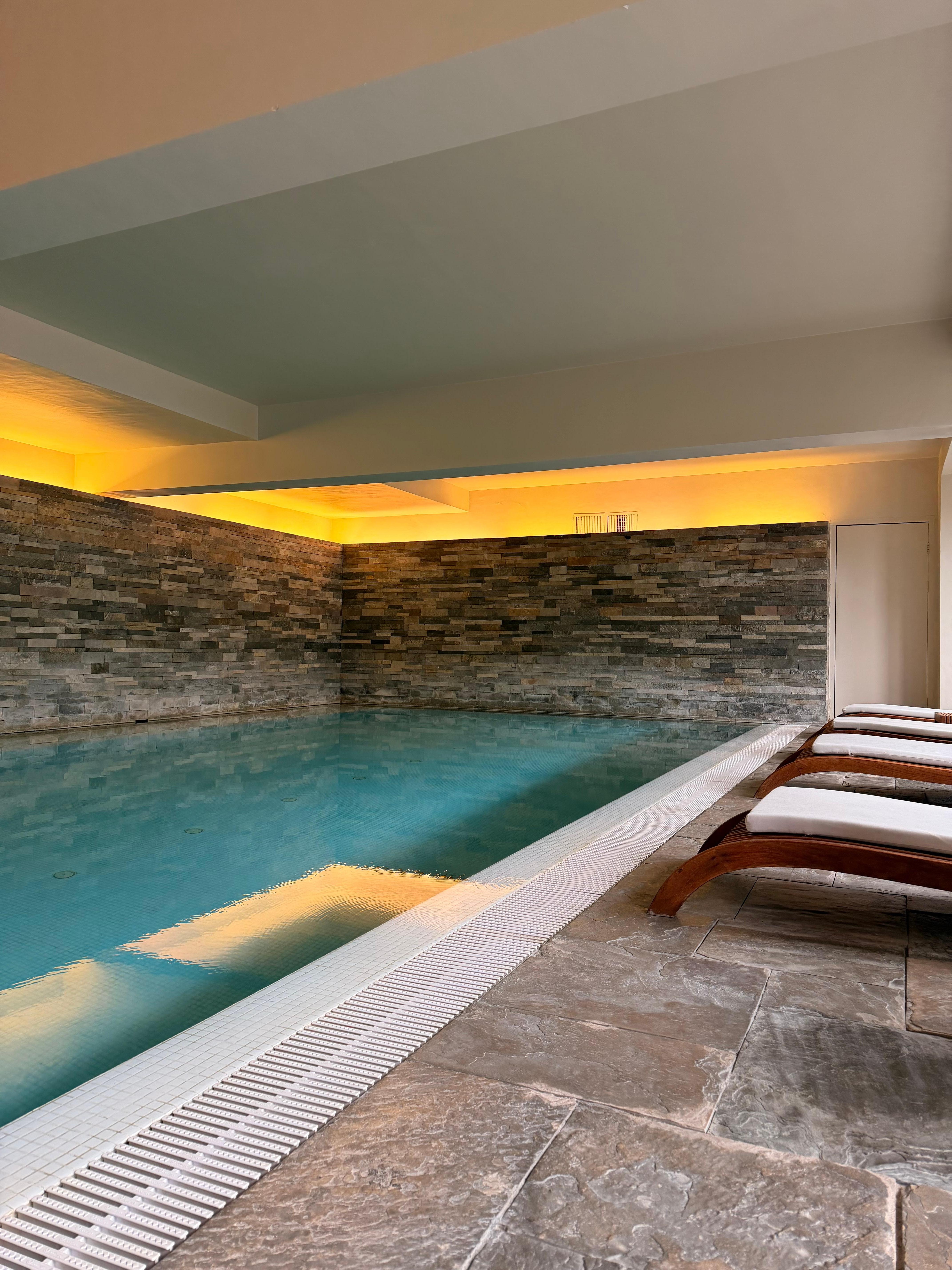 Heated pool area 