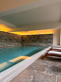 Heated pool area
