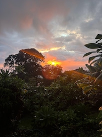 The sunsets were stunning