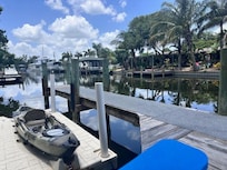 Dock towards the river