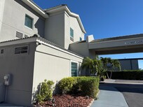 The front of the hotel from our parking spot.