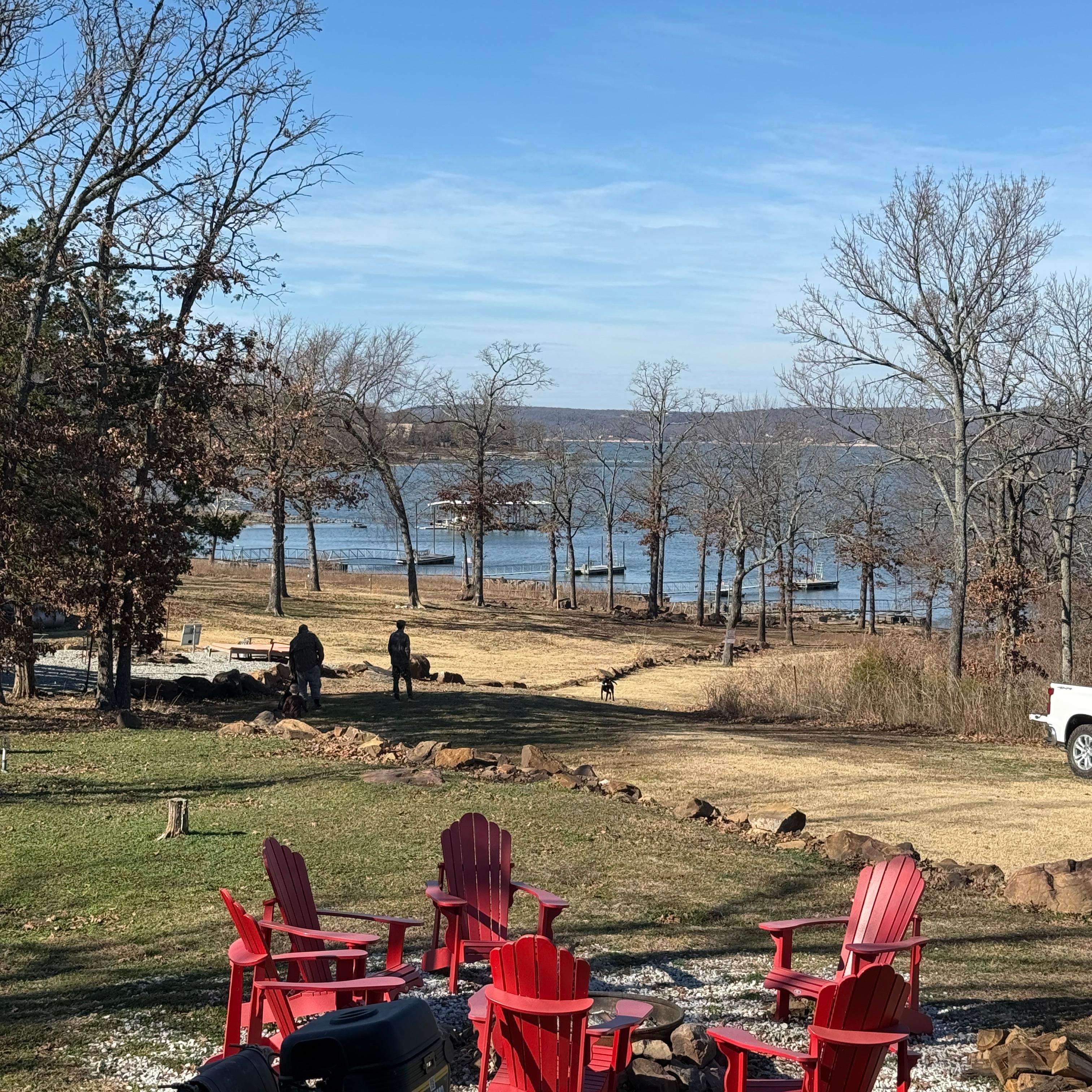 View from back porch