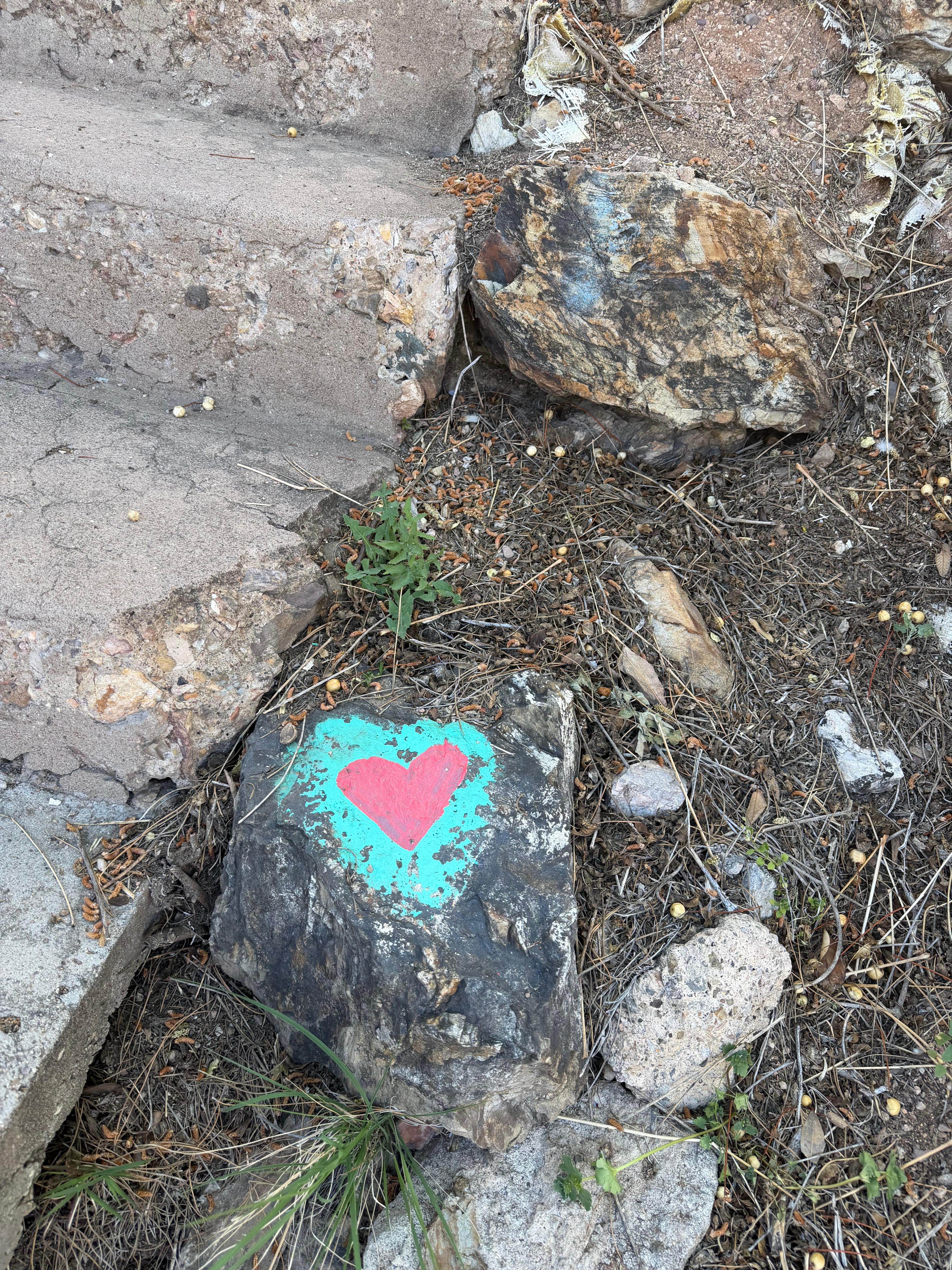 This painted heart rock was perfect!!! I loved it!! 