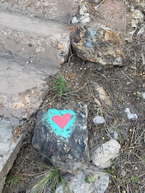 This painted heart rock was perfect!!! I loved it!!