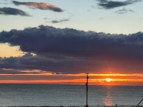 Winter sunrise from the balcony