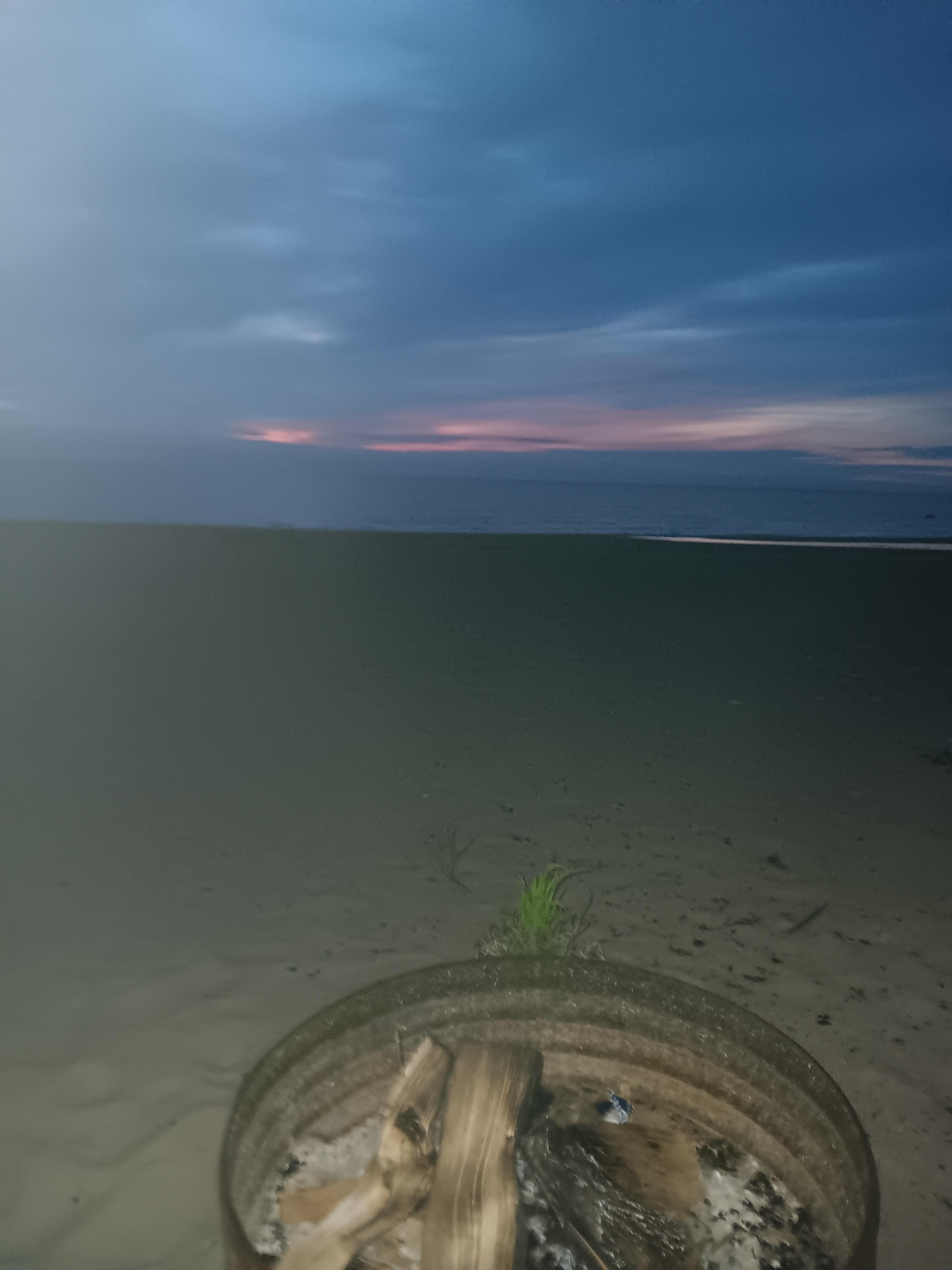 Sunrise from 
 beach