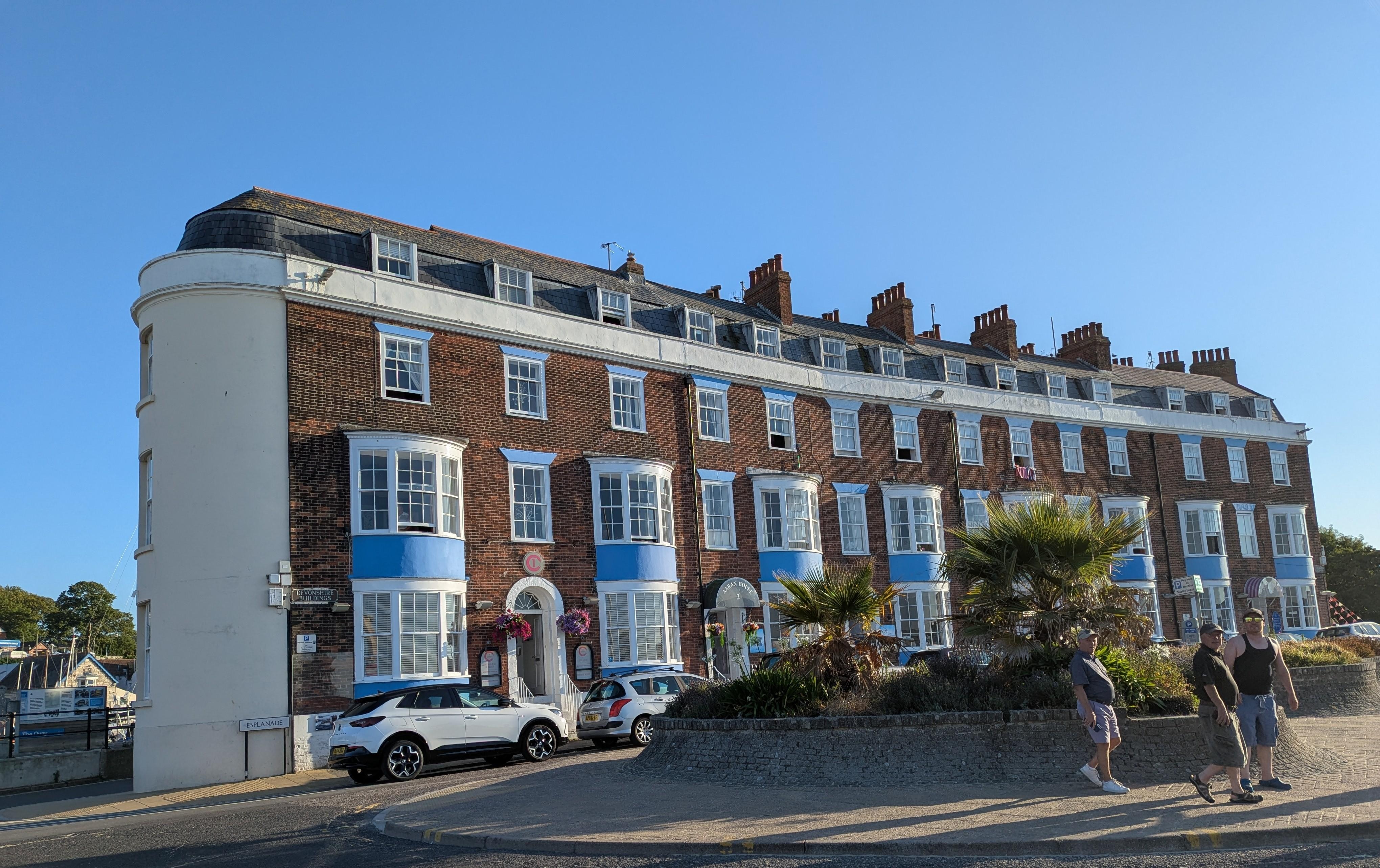 The terrace