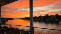 sunset from 2nd floor balcony
