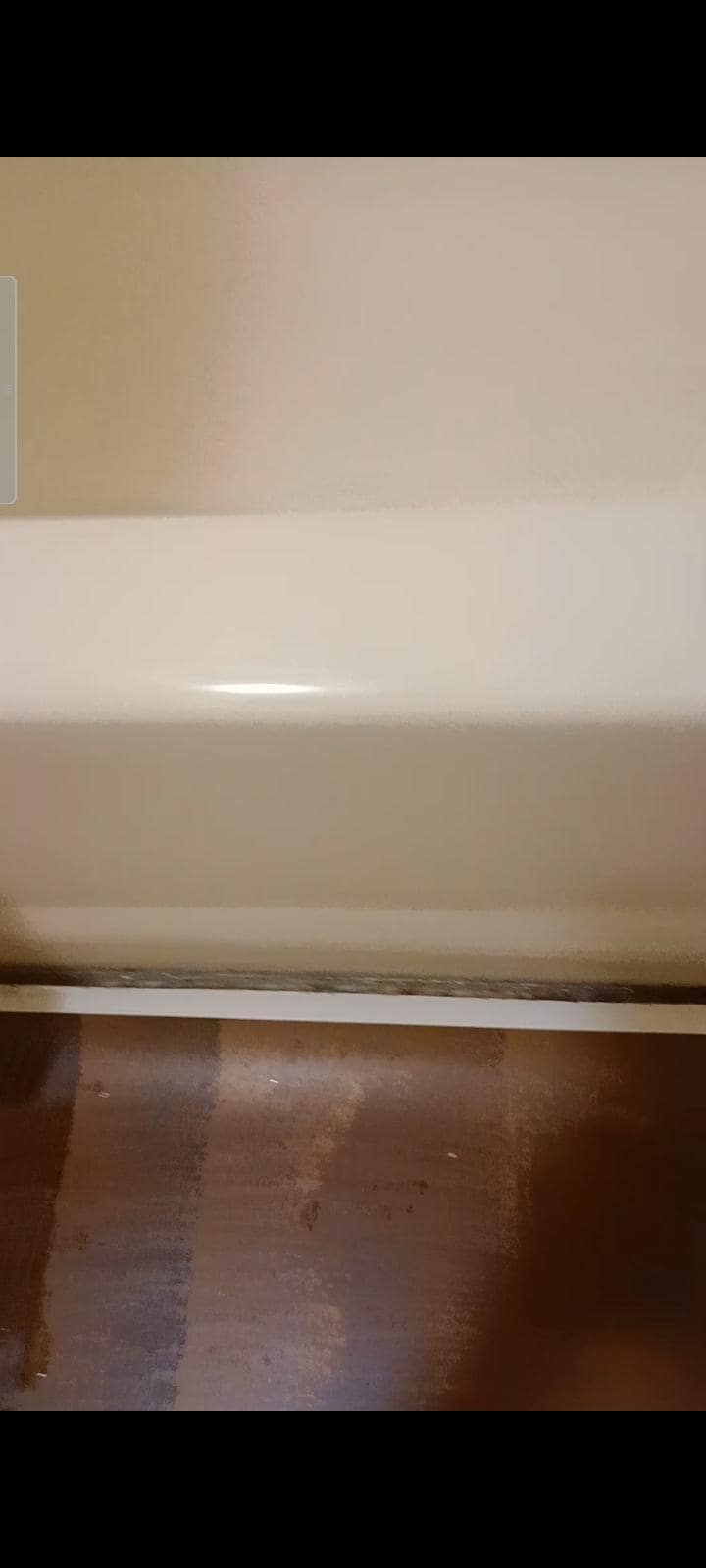 Seal at bottom of shower tub coming off