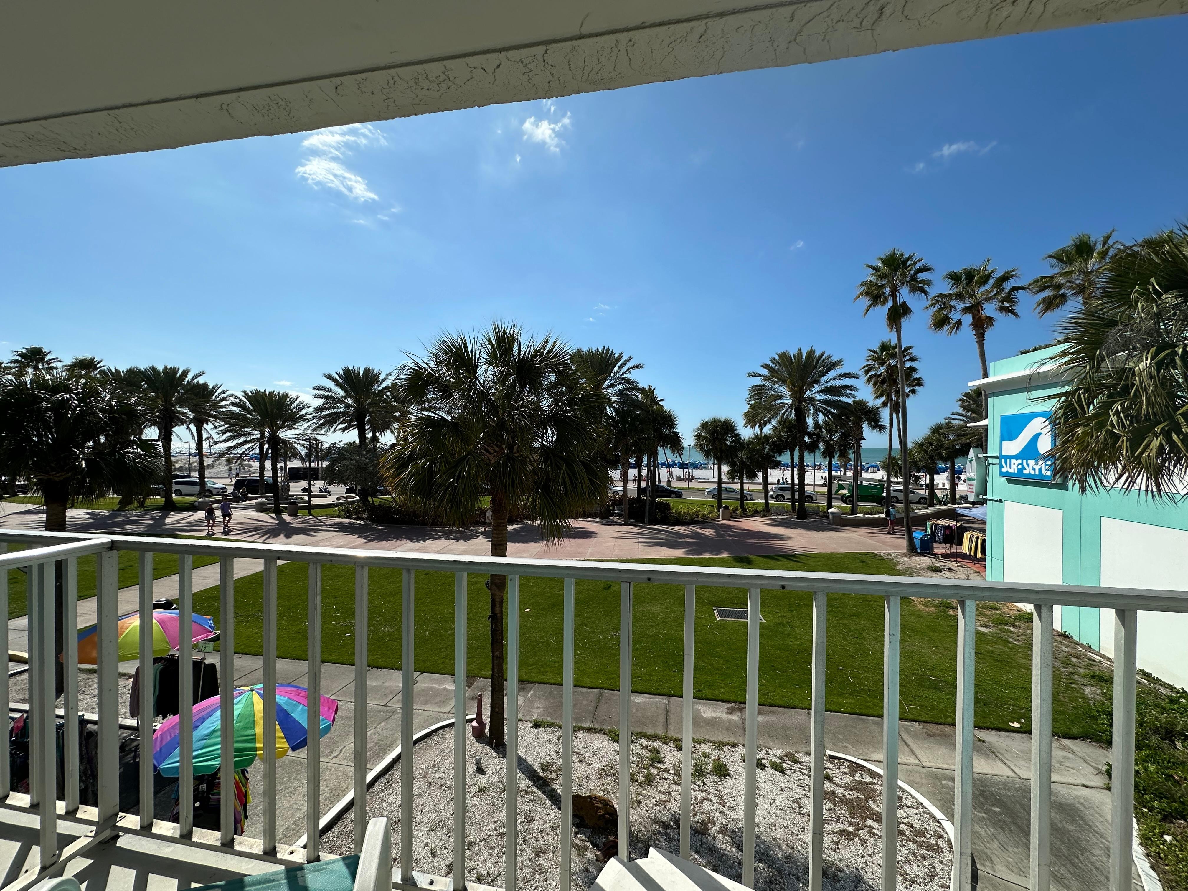 View from 2nd floor balcony 