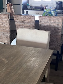 Stained chairs