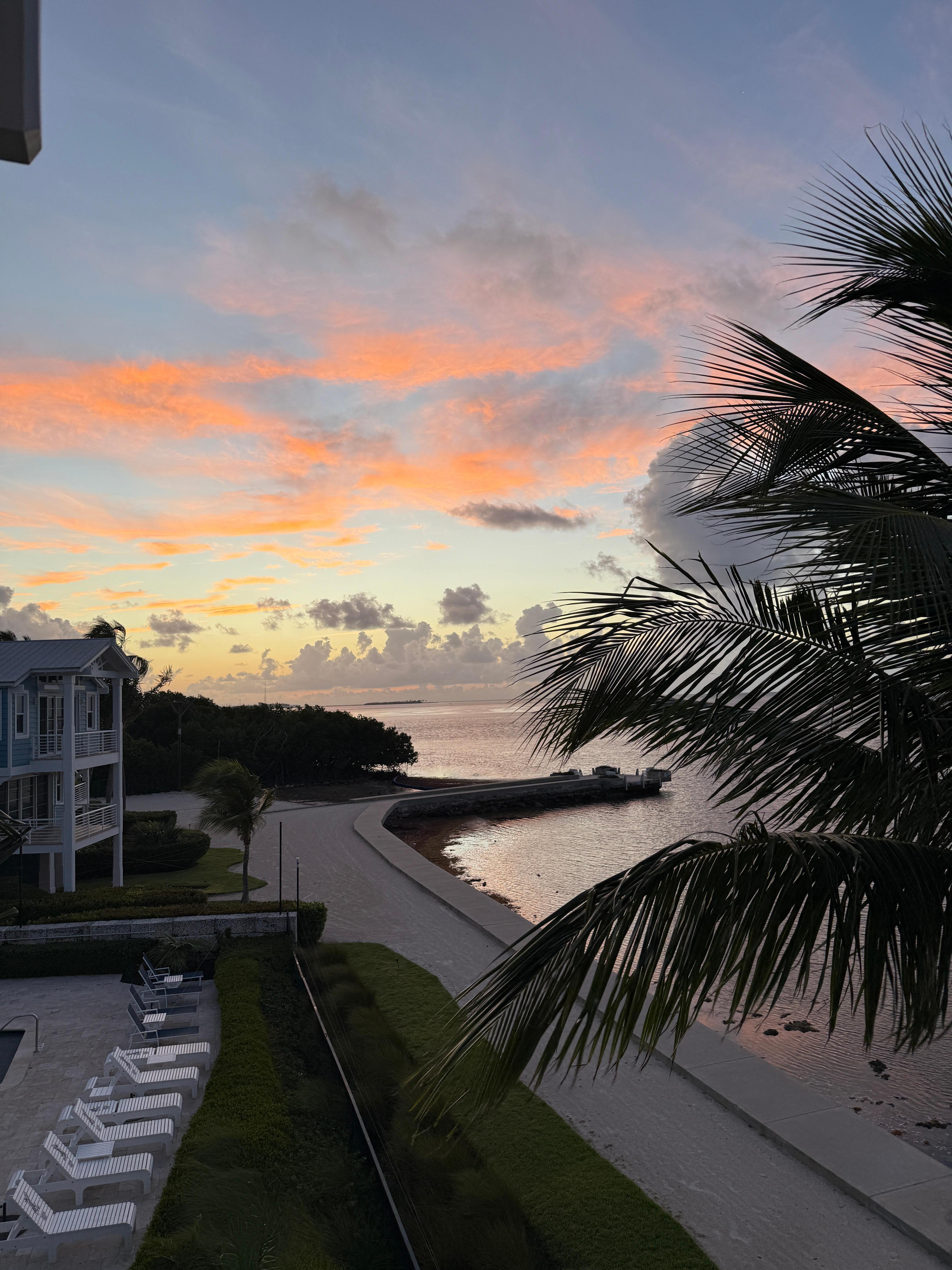 Sunrise from upper deck