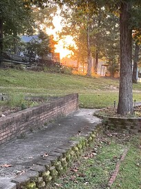 Sunrise from the porch