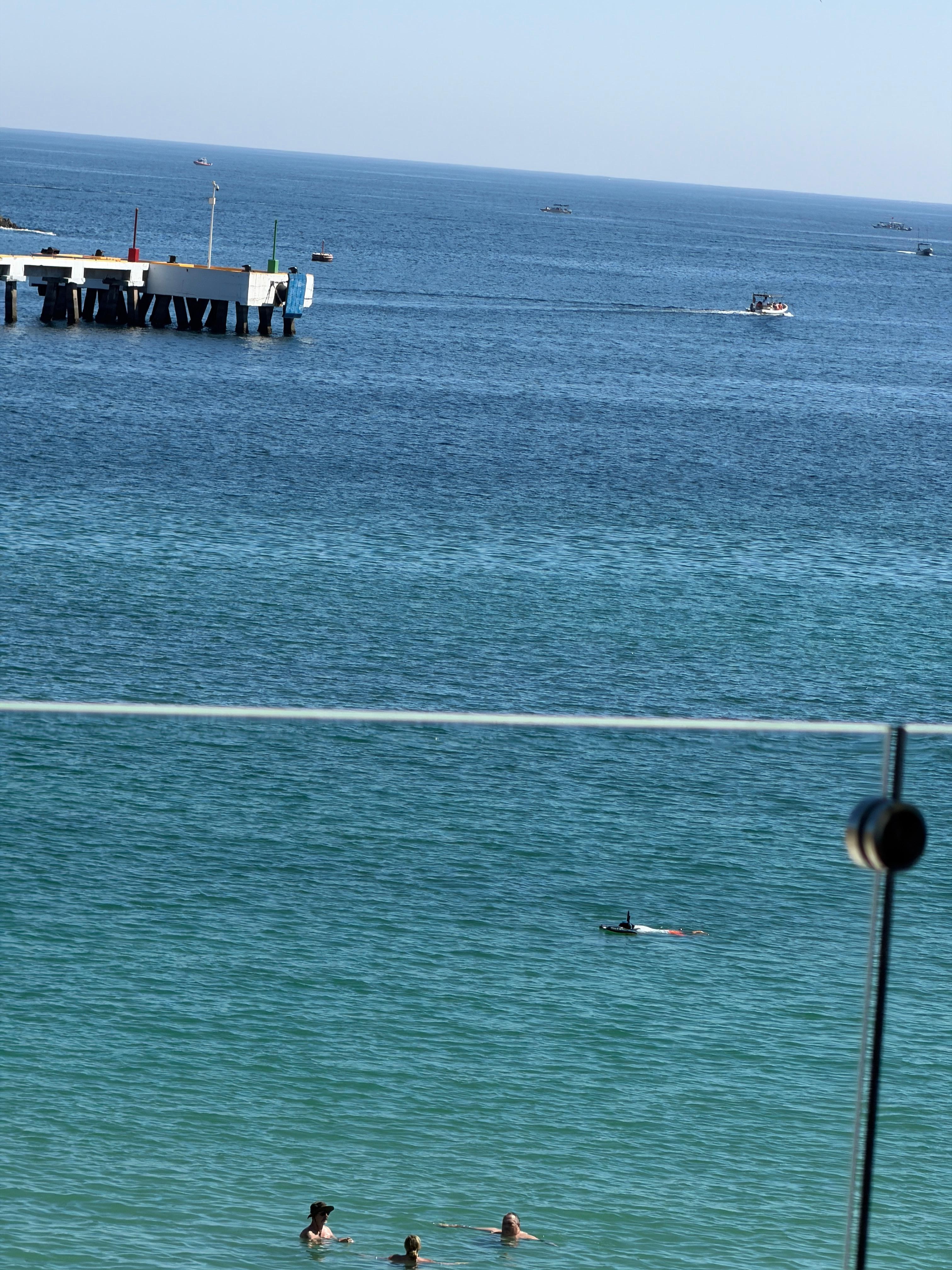 View from the balcony. 