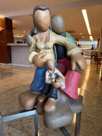 Toda a decoração do hotel tem peças lindas