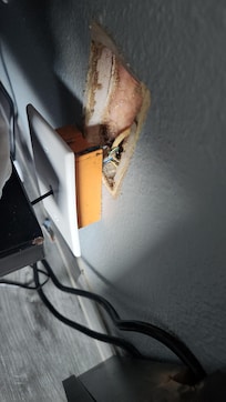 Broken outlet