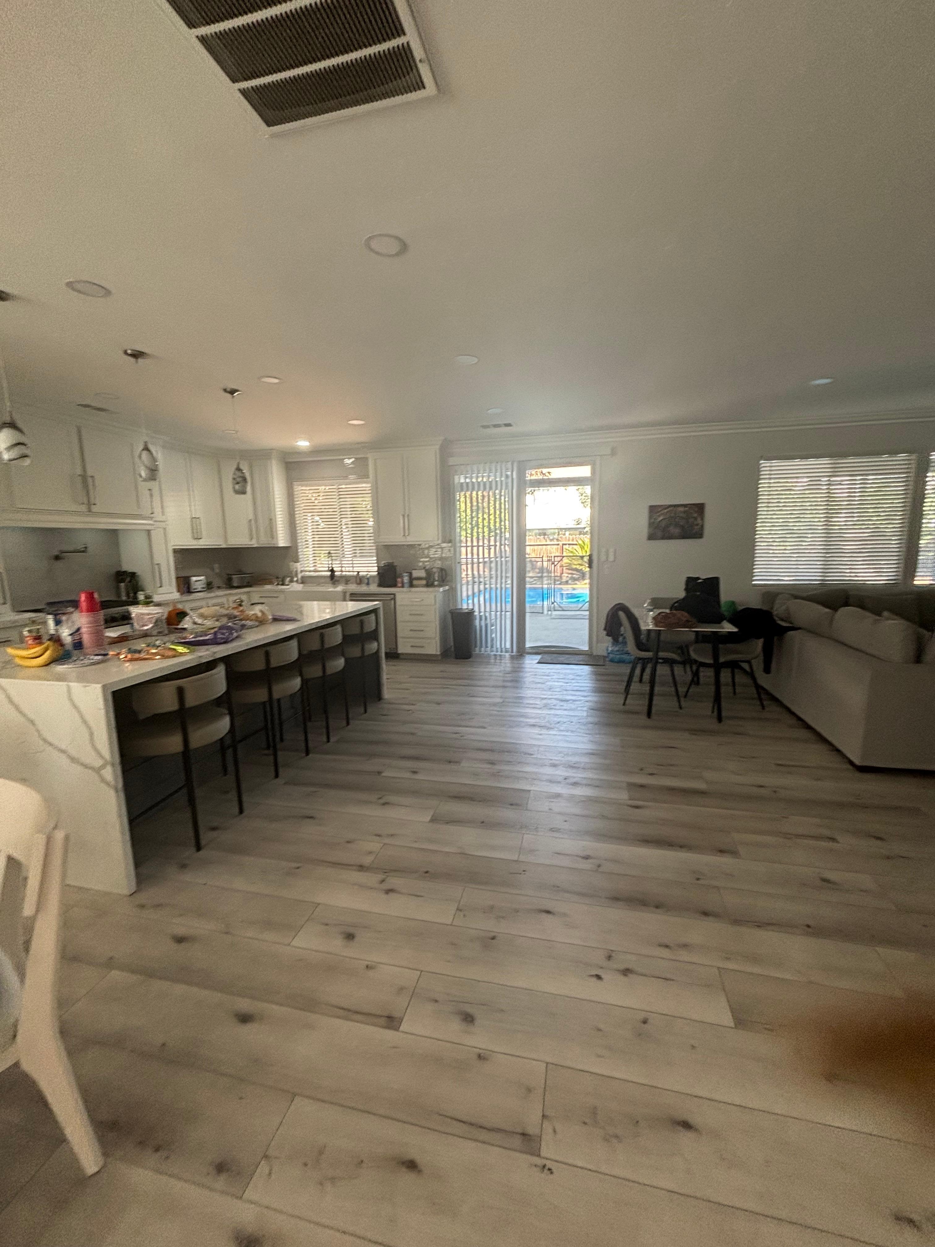 Plenty of walking space