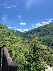 Beautiful view from deck. We spent many hours on the deck enjoying the view,