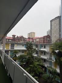 The inner courtyard view