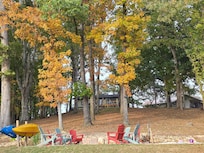 Looking upwards towards the house