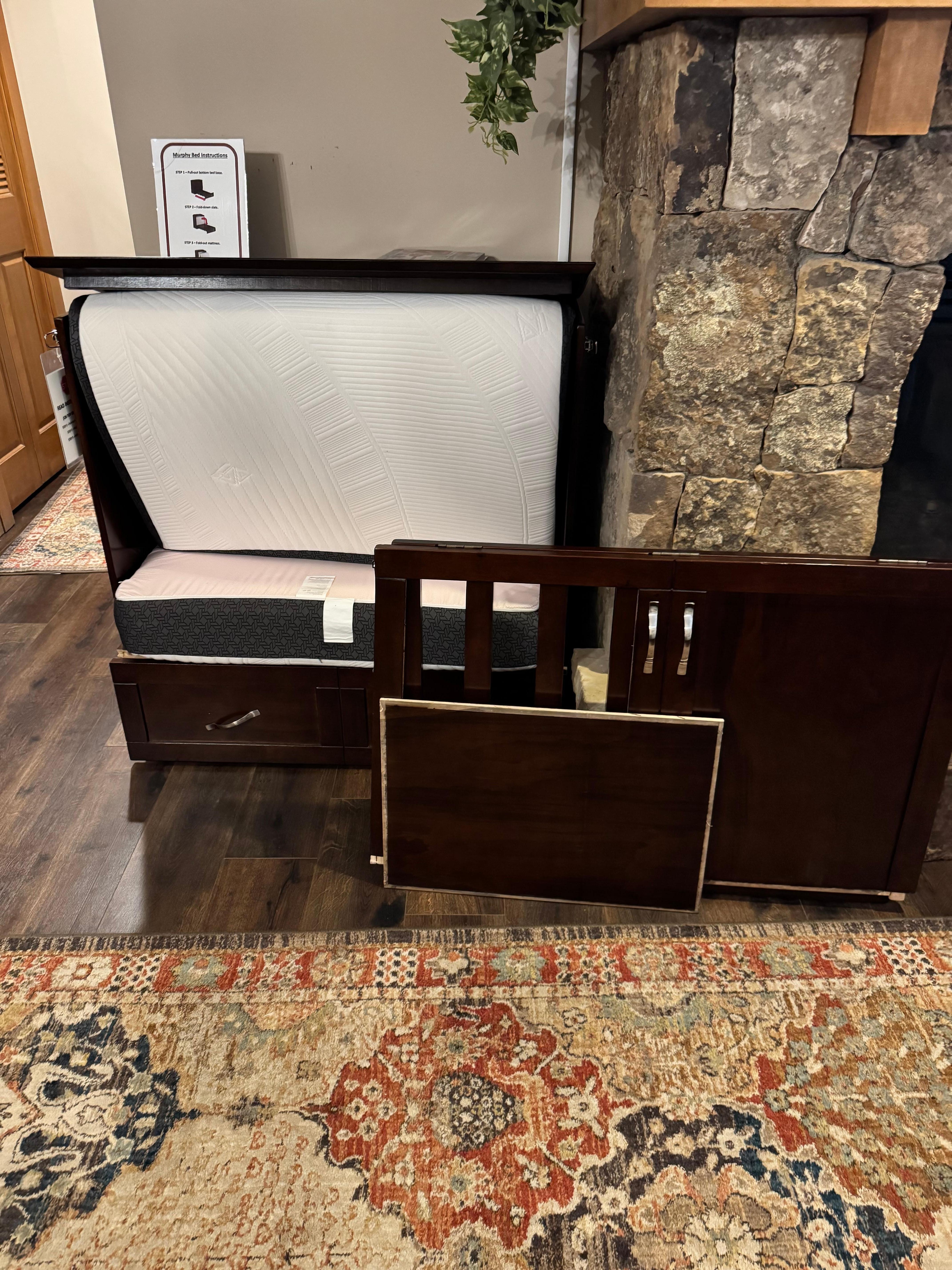 Murphy bed two, in pieces.