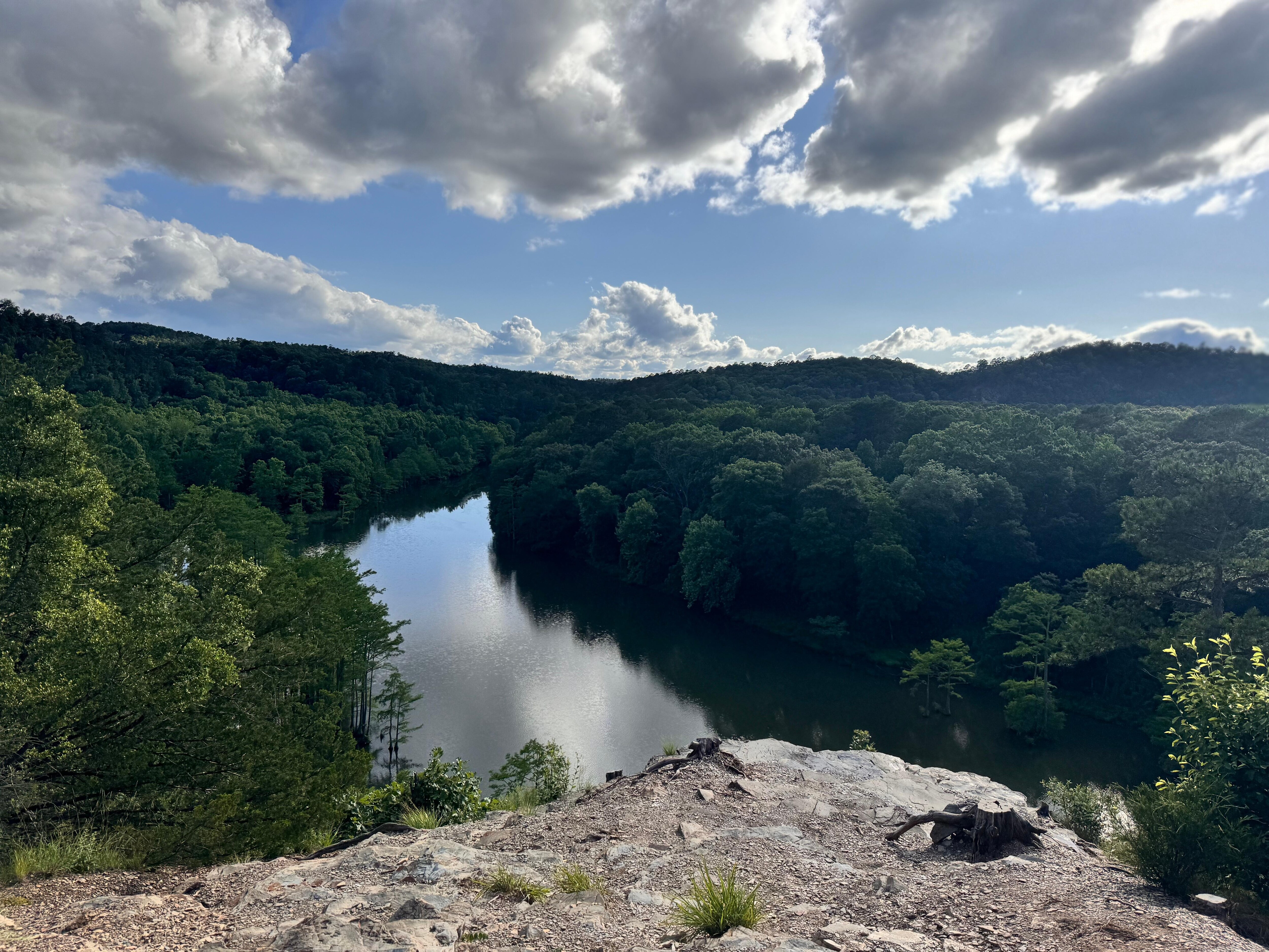 Cedar Bluff Trail overlook. Very pretty! 