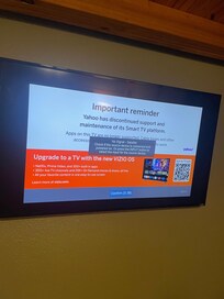 TV in the bedroom did not work at all…