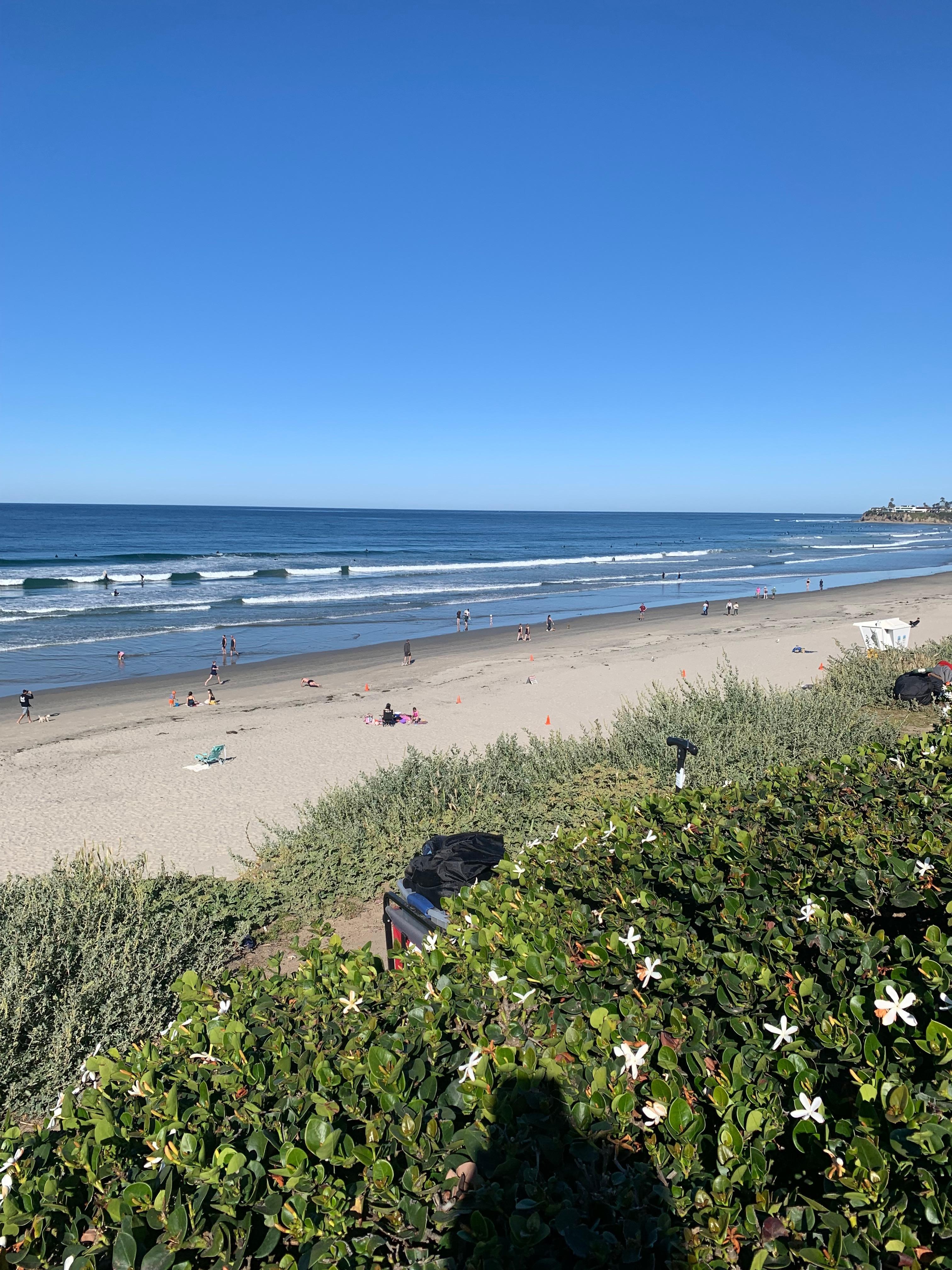 Beach out front