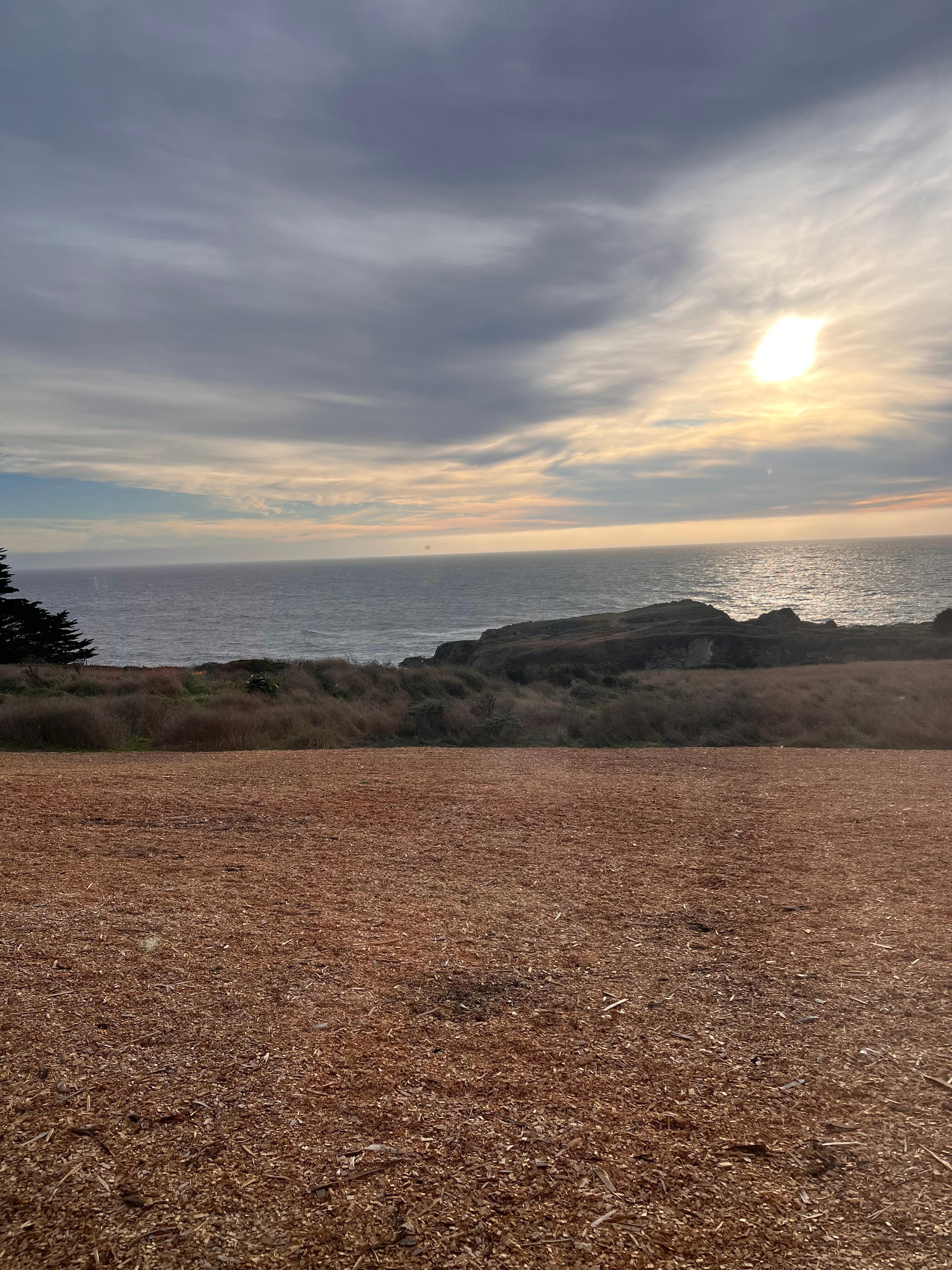 View from
Sea Ranch Lodge at dinner.