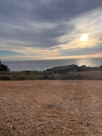 View from
Sea Ranch Lodge at dinner.