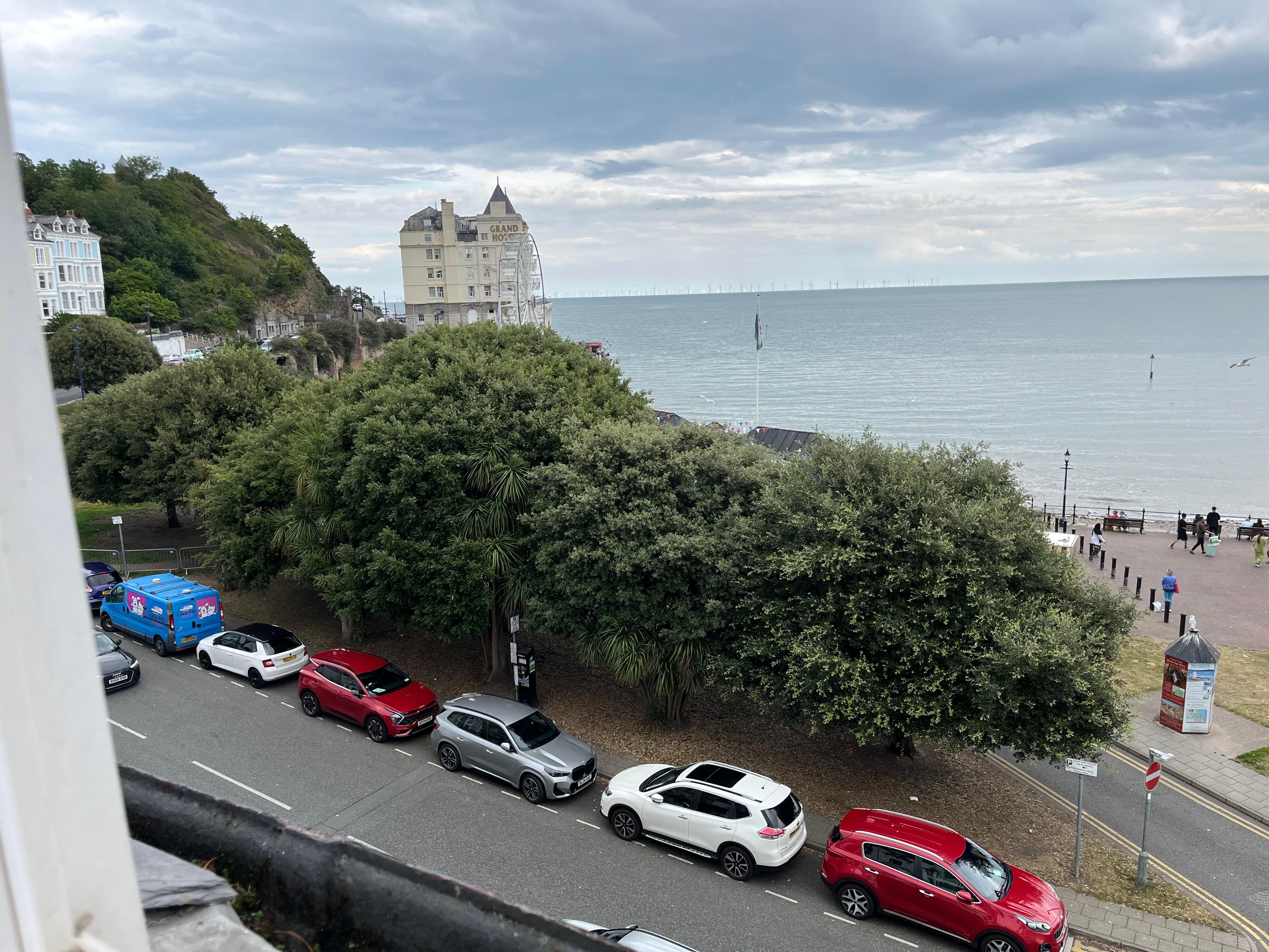 View from room 28 towards the pier 