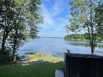 View of the lake.
