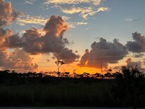 Sunrise from front porch.