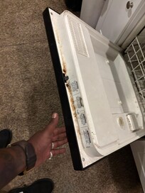 There was mold in the dishwasher