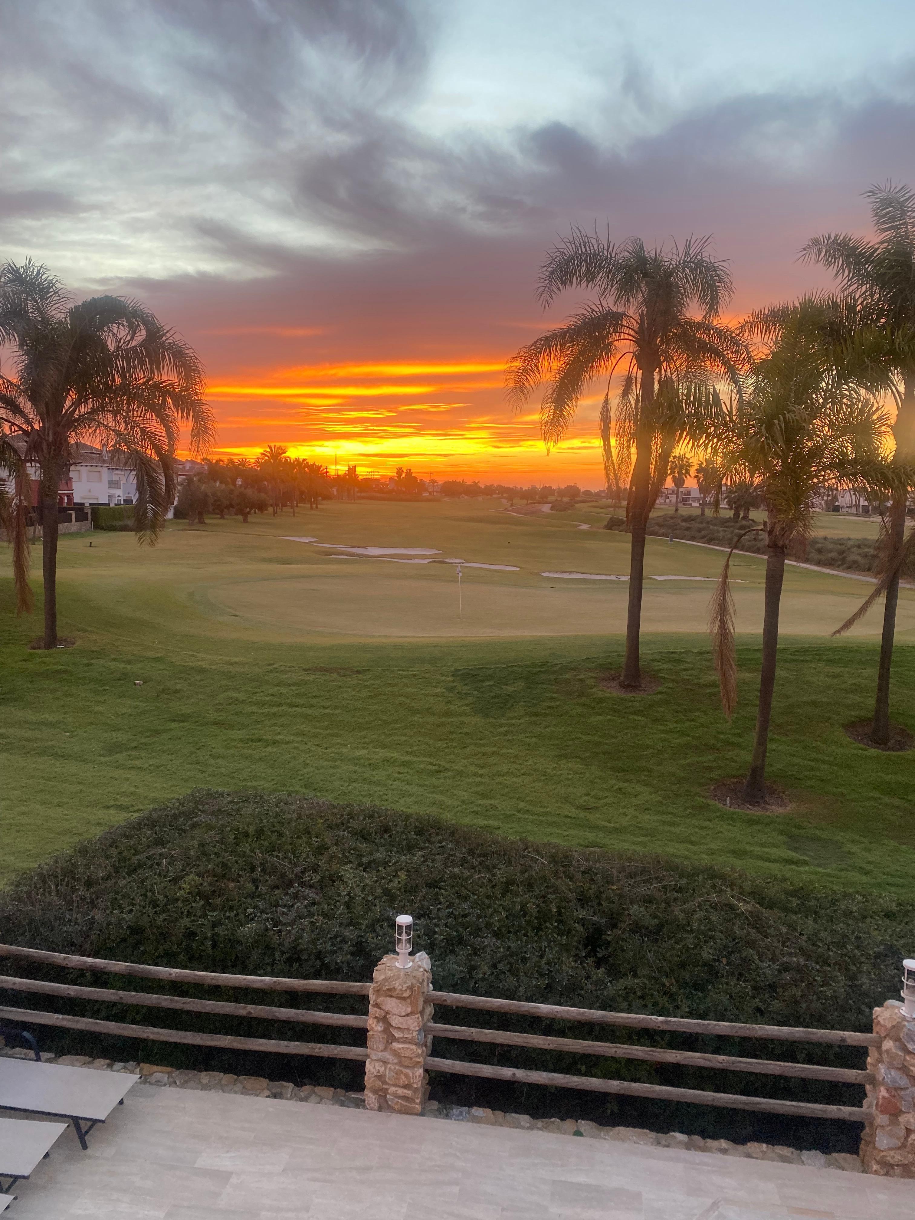 View from upstairs bedroom. 