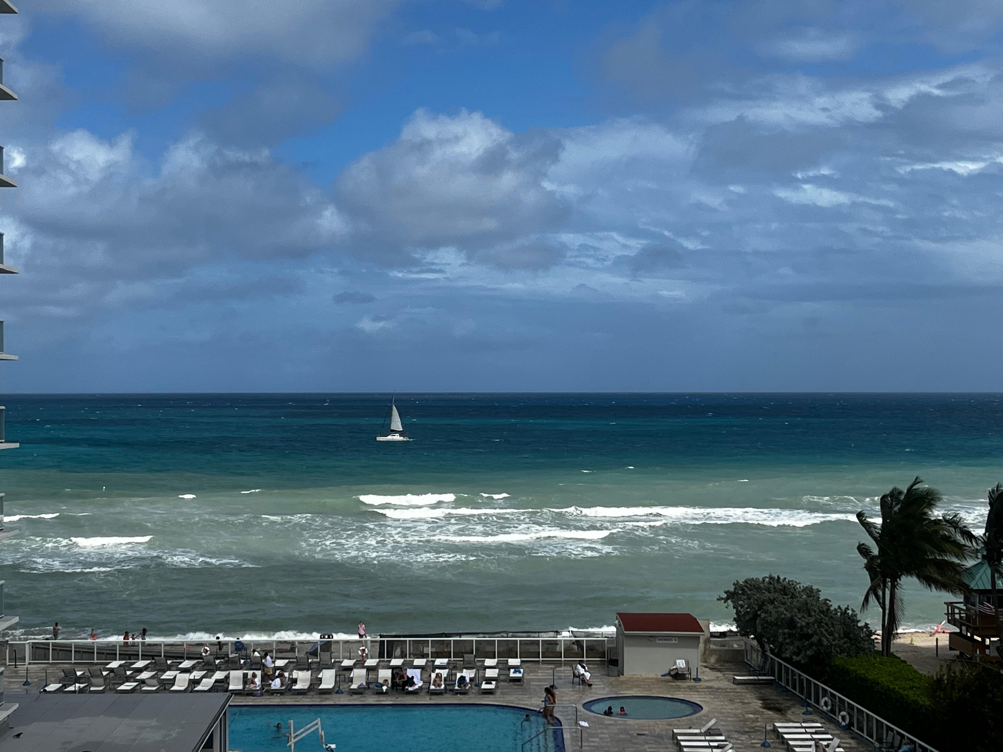 View from the room. 
