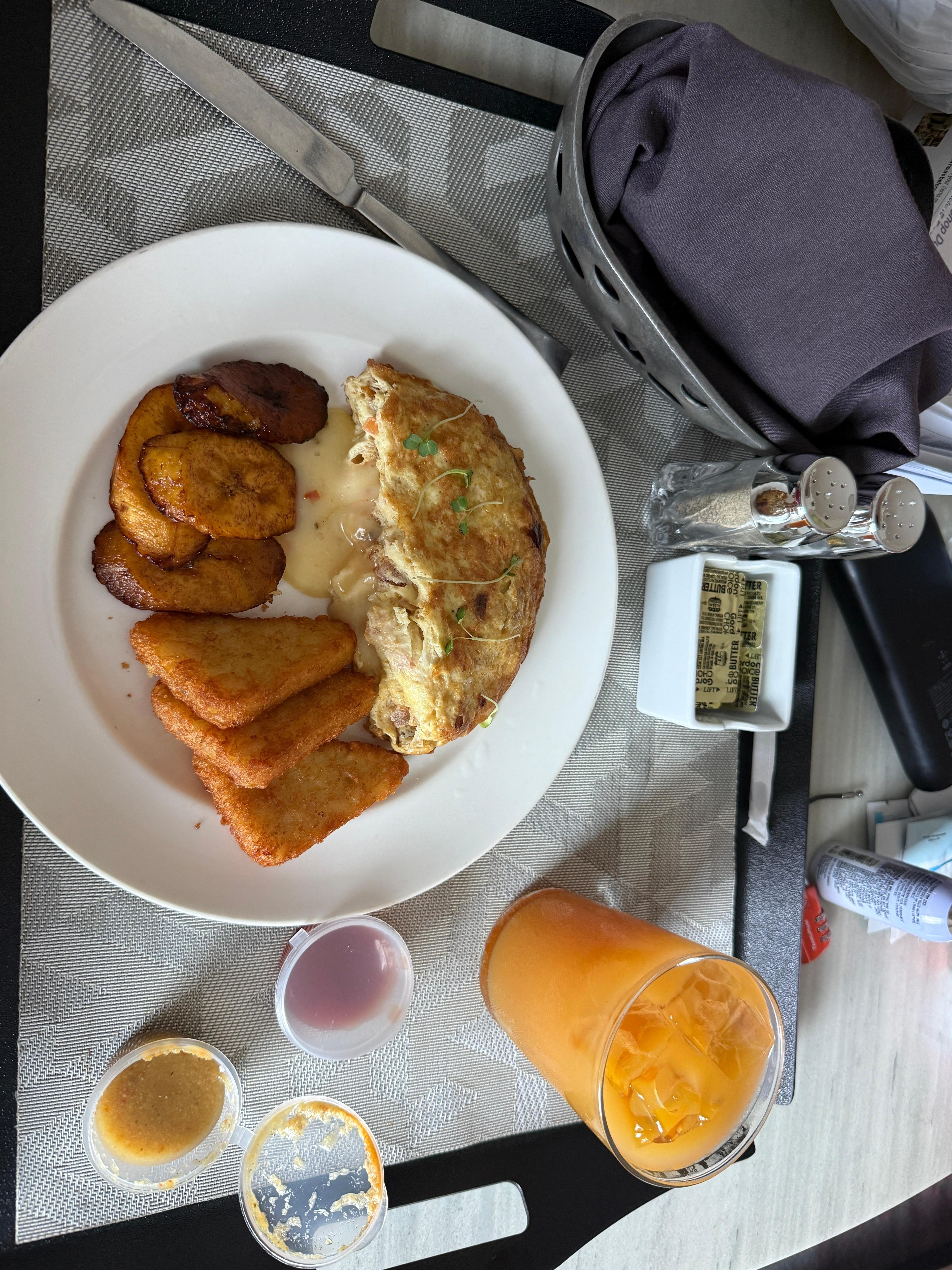 Room service Breakfast Day 3