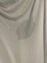Wet , stained sheets