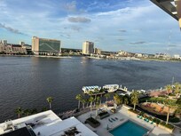 View from our balcony, beautiful, but had no furniture.
