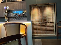 The barception area is cozy and friendly!