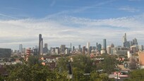 View of Chicago from my room