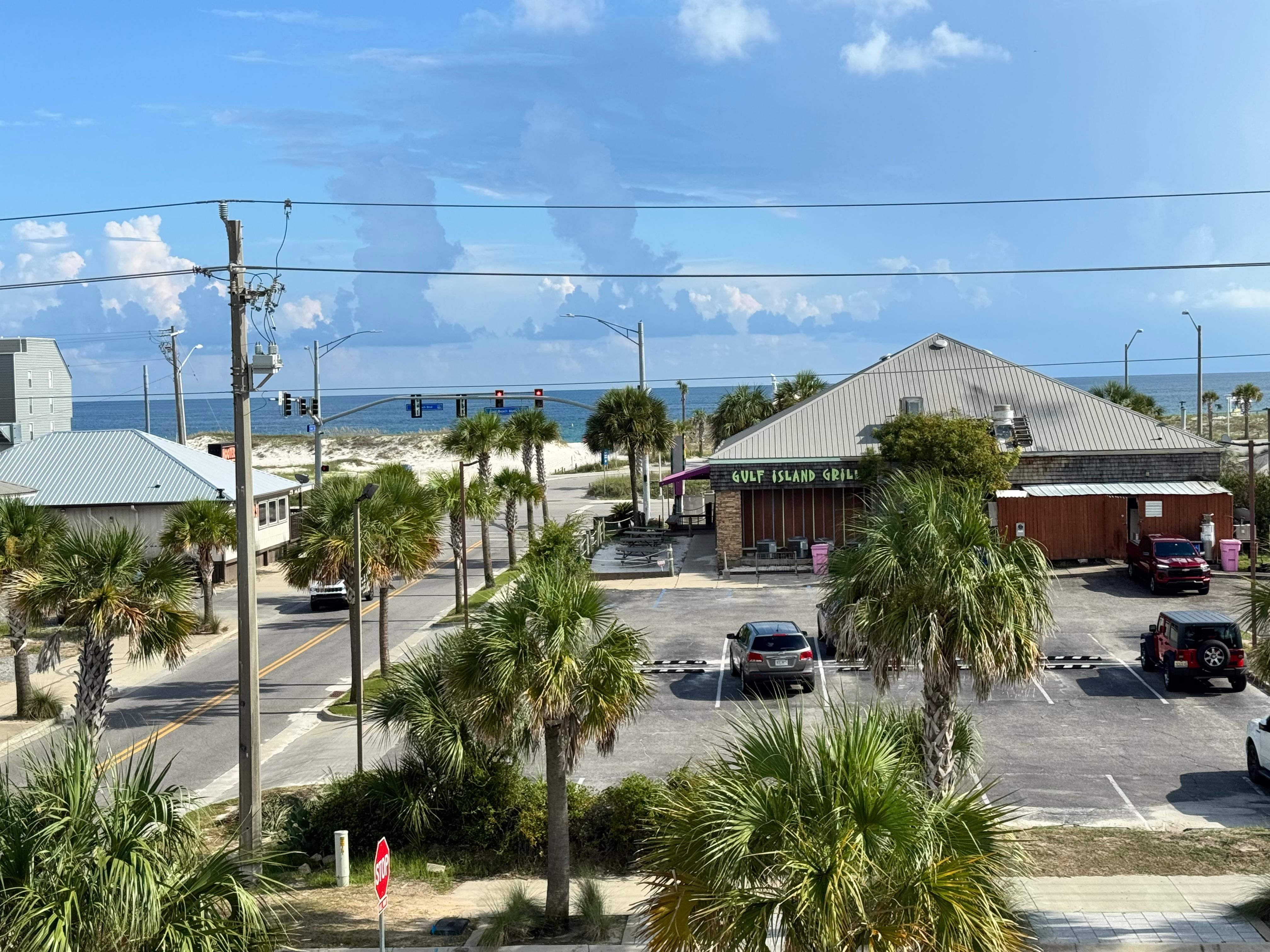 View from the top balcony