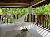Second floor atrium deck