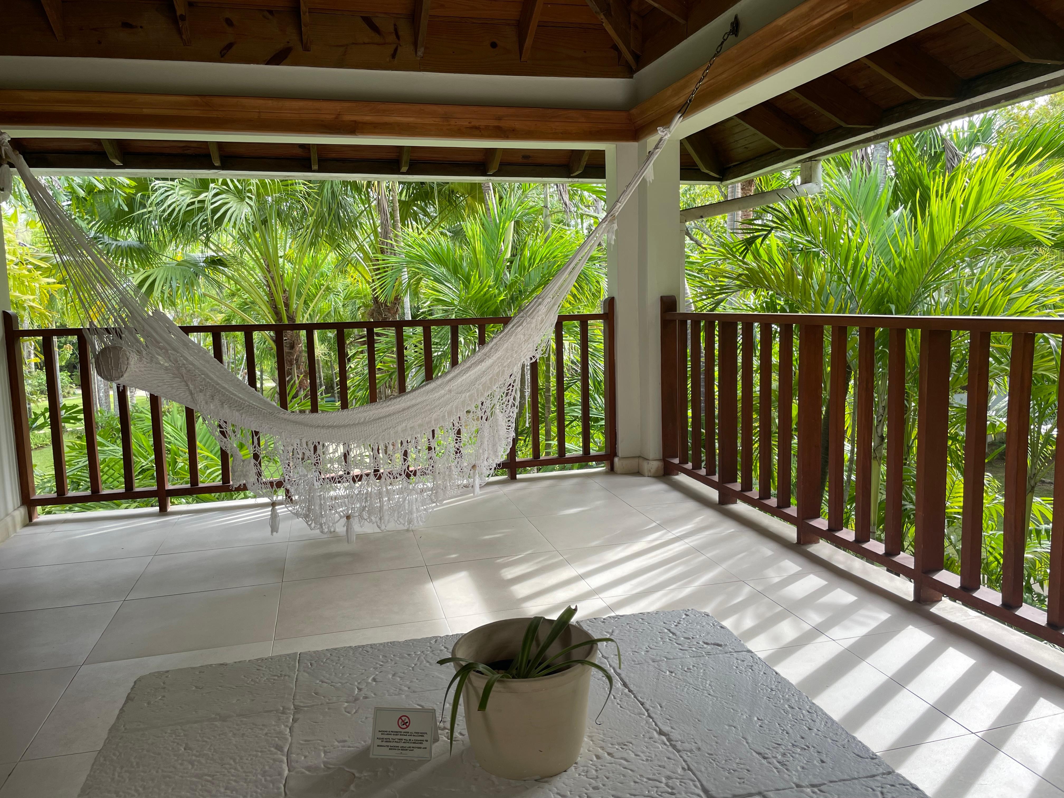 Second floor atrium deck