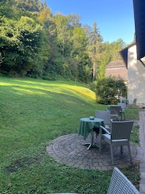 Room had a patio area outside