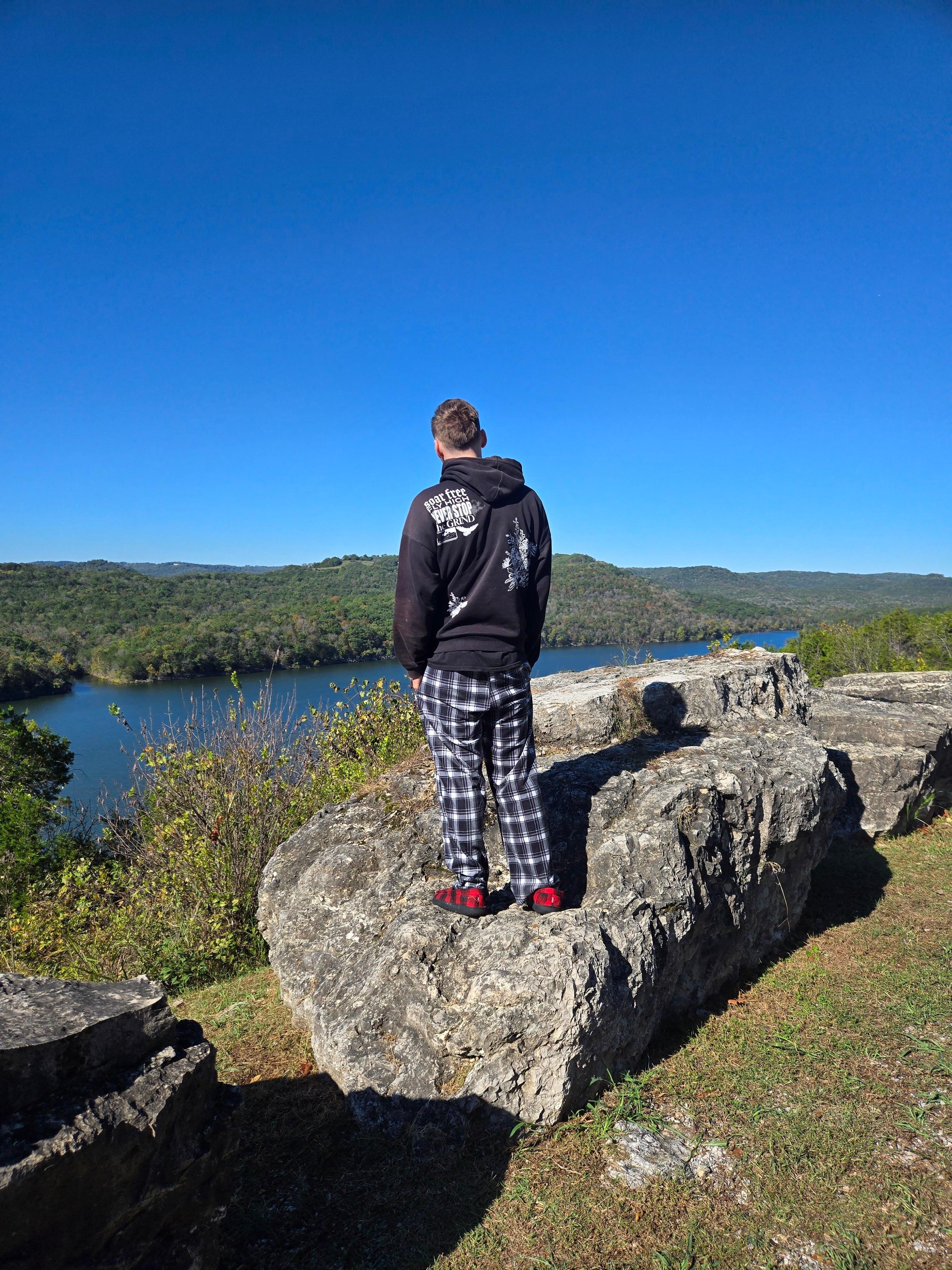 Lock out rock we drove the cart to. So cute
